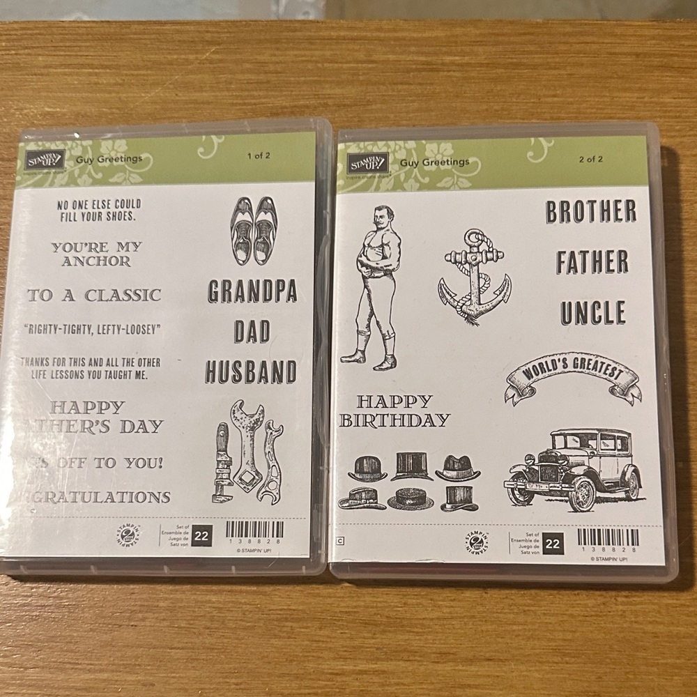 Stampin' Up! Guy Greetings Stamp Set